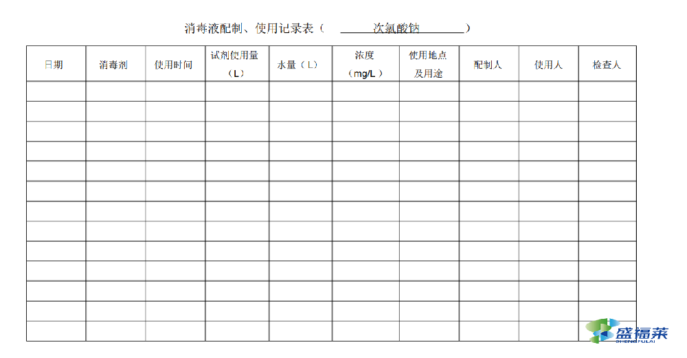 污水處理藥劑次氯酸鈉的投放量